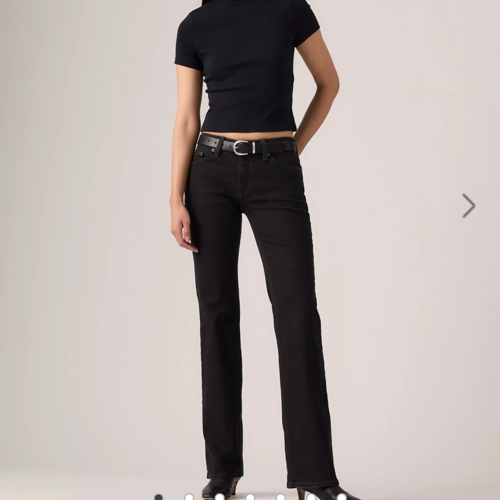 Levi's Women's Straight Leg Jeans in Charcoal